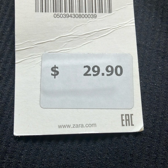 Zara: Black One-Shoulder Dress- M - Picture 4 of 14